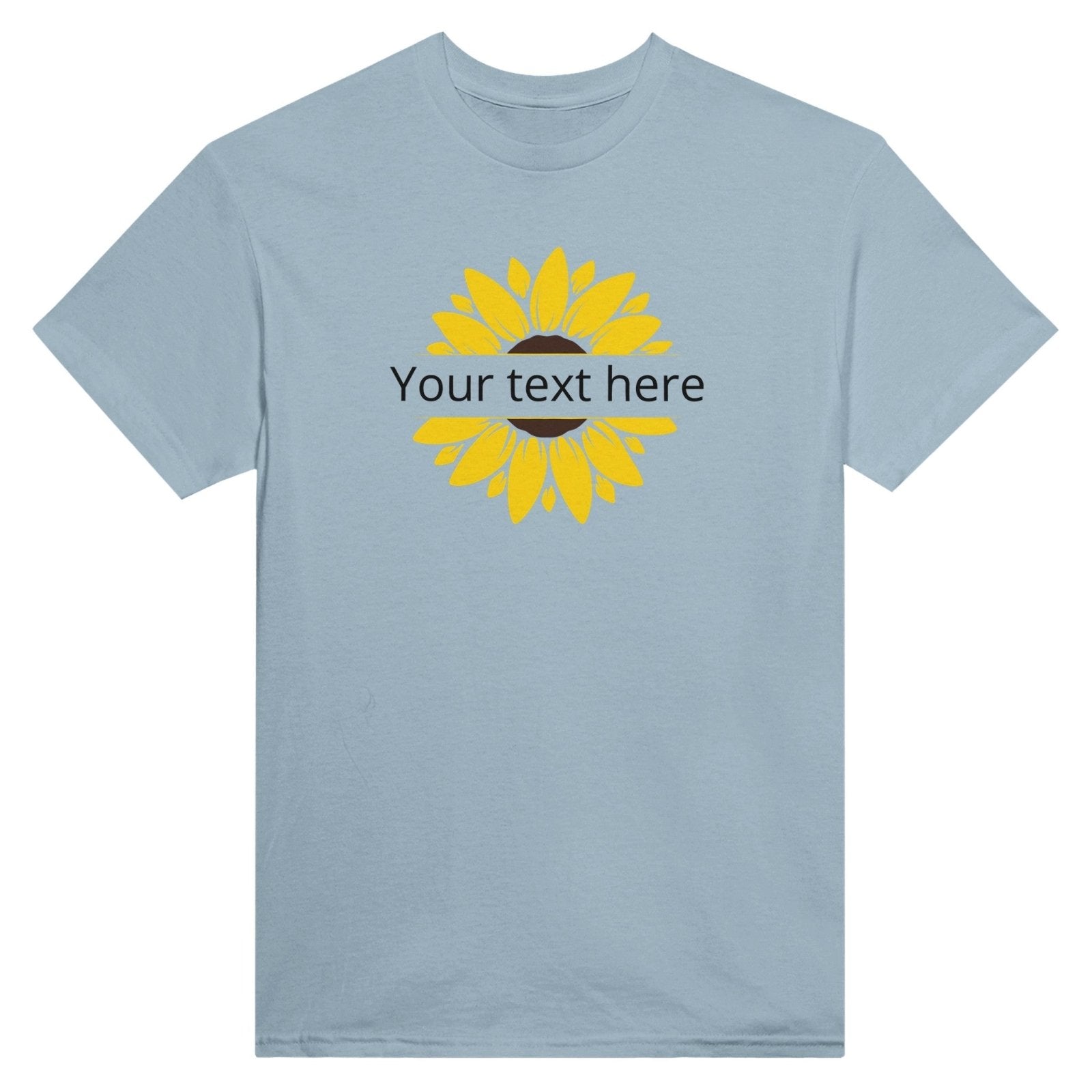 Customizable Text Sunflower Heavyweight Unisex Crewneck TwoShirt - TheTwoShirt