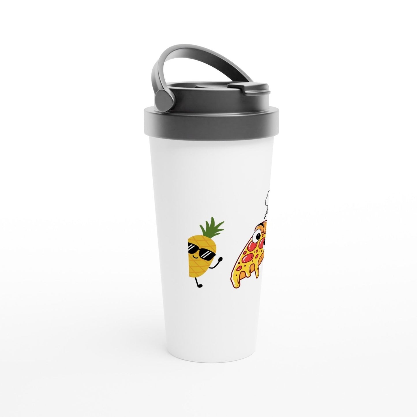 Forbidden Fruit White 15oz Stainless Steel Travel Mug - TheTwoShirt