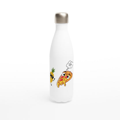 Forbidden Fruit White 17oz Stainless Steel Water Bottle - TheTwoShirt