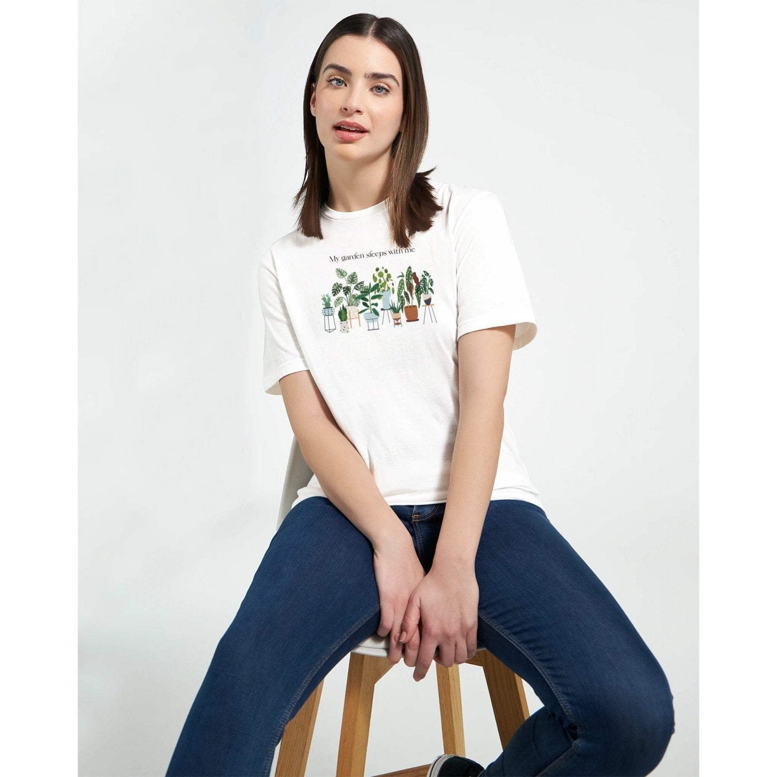 Indoor Garden Classic Womens Crewneck TwoShirt - TheTwoShirt