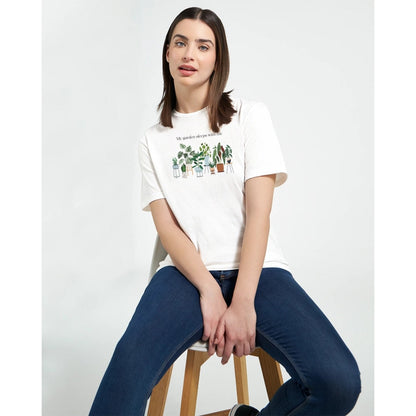 Indoor Garden Classic Womens Crewneck TwoShirt - TheTwoShirt