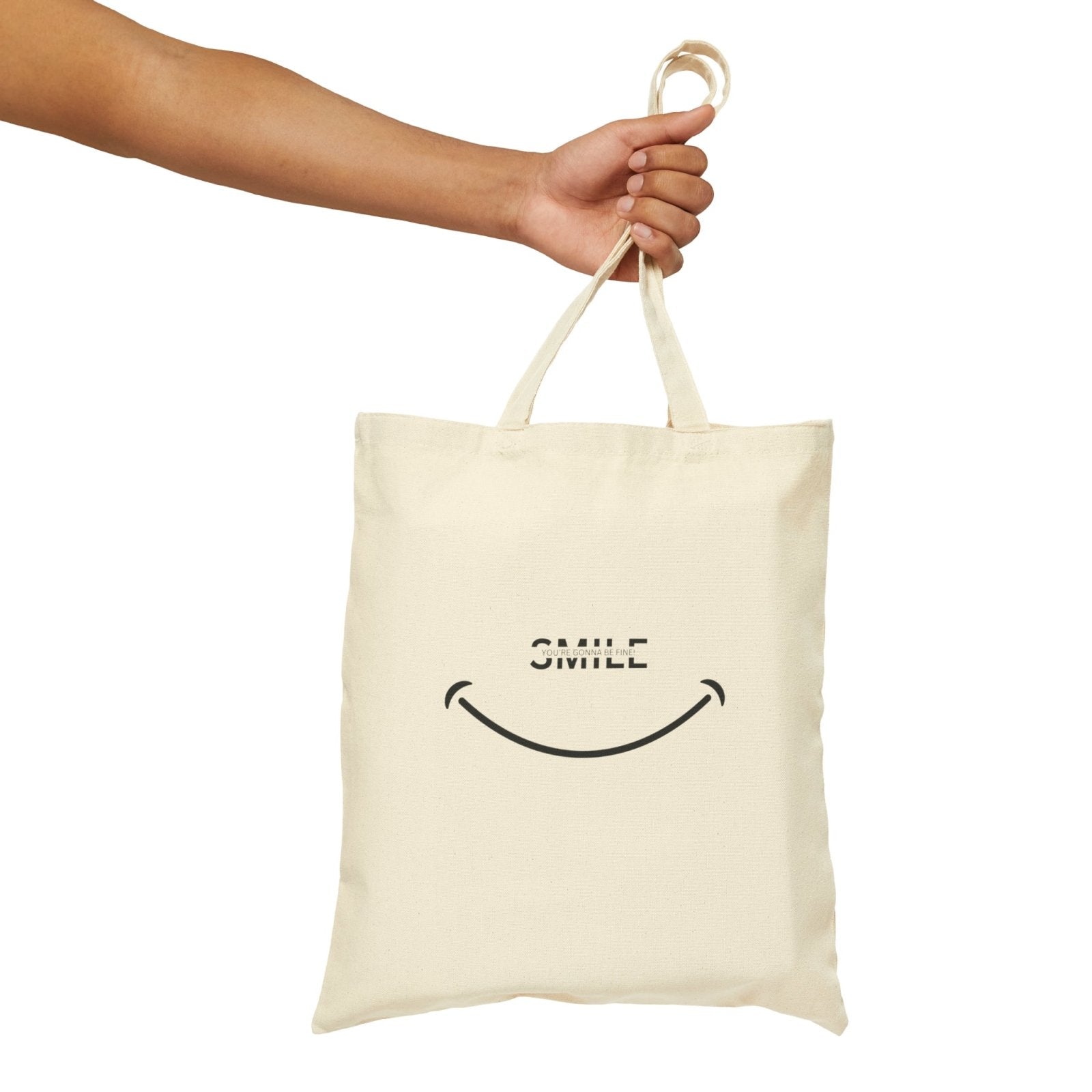 Smile Canvas Tote Bag - TheTwoShirt